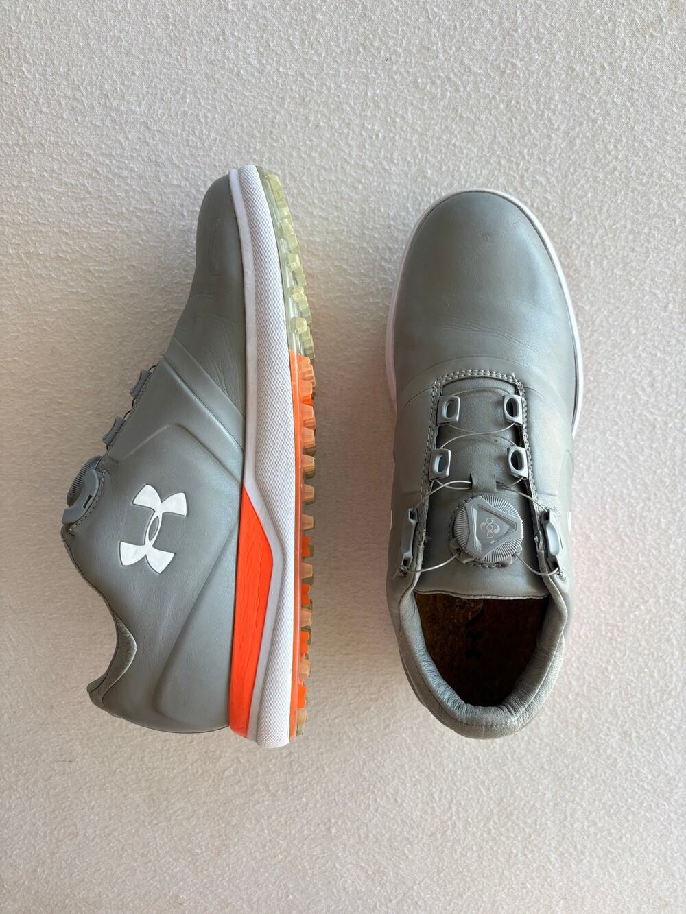 Under Armour Women's Performance Spikeless BOA Golf Shoes Size 8 Gray